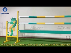 समायोज्य घोड़ा कूद उपकरण सुरक्षित लचीला घोड़ा शो कूद