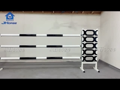 समायोज्य घोड़ा कूद उपकरण सुरक्षित लचीला घोड़ा शो कूद