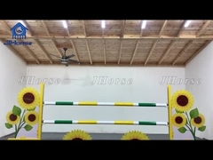 अनुकूलन योग्य घोड़ा कूद उपकरण टिकाऊ पीवीसी इस्पात निर्माण