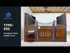 अश्वारोही छत पूर्वनिर्मित मुक्त यूरोपीय हॉर्स स्टॉल फार्म अस्तबल उपकरण