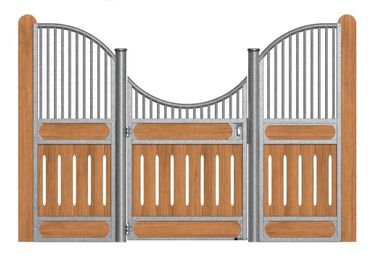 Indoor Heavy Duty Metal Stall Doors , Portable Horse Stall Kits With Horse Stall