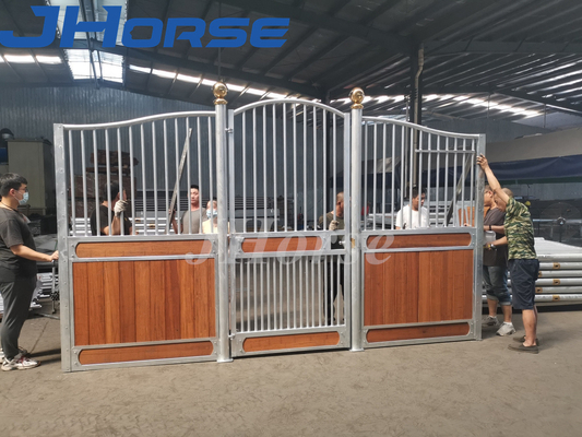14ft Premade हार्स अस्तबल यूरोपीय शैली शानदार स्टेनलेस जस्ती