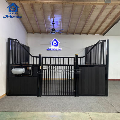 Customizable Bamboo And Wood Filling Barn Stall Fronts Waterproof Horse Stable Front Panel With Feeder